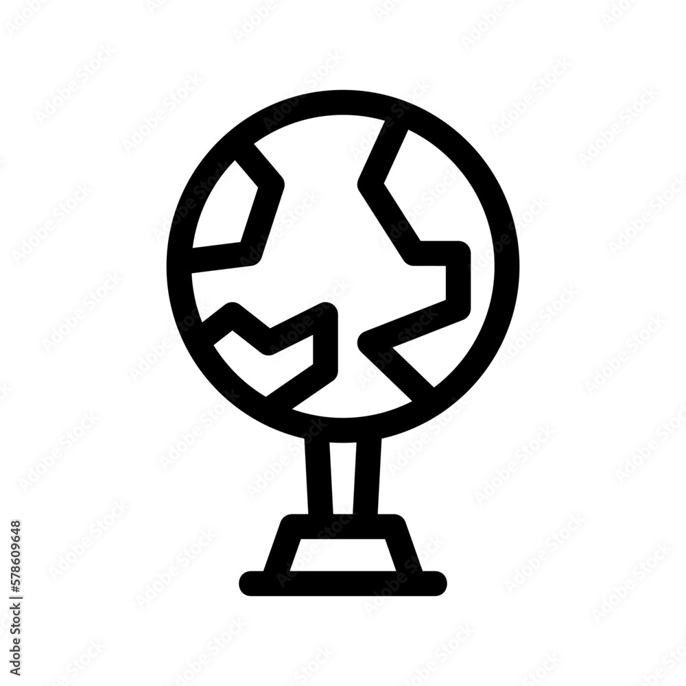 globe icon or logo isolated sign symbol vector illustration - high-quality black style vector icons
