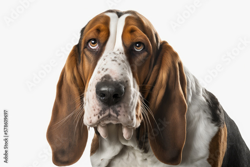 Basset Hound Portrait: A Quirky and Lovable Companion