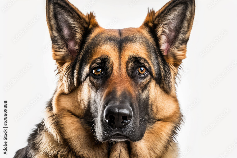 The Majestic German Shepherd: A Striking Canine Portrait The Majestic German Shepherd: A Striking Canine Portrait