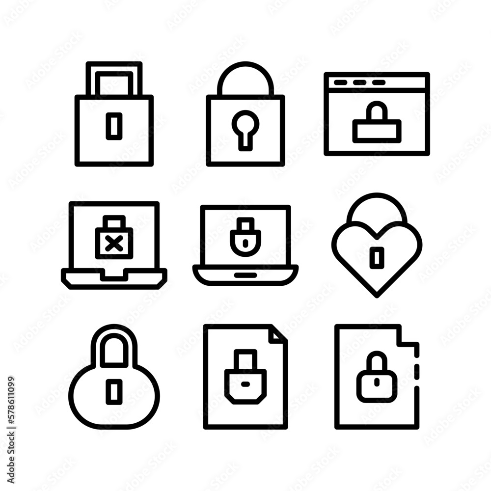 lock icon or logo isolated sign symbol vector illustration - high-quality black style vector icons
lock icon or logo isolated sign symbol vector illustration - high-quality black style vector icons