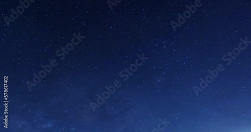 星空の動き　軌跡　スタートレイル　タイムラプス