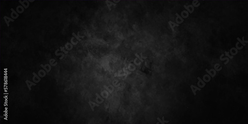 Blank and grey chalkboard background texture in college concept for back to school panoramic. dark texture chalk board. © Ahmad Araf