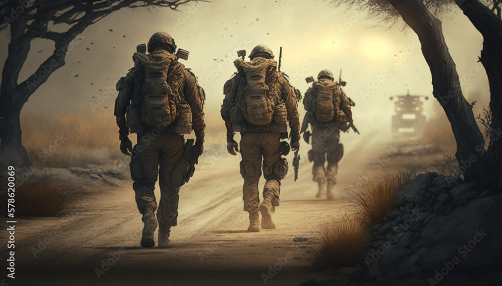 soldiers in de desert soldiers in de desert