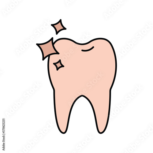 dental, human teeth icon
