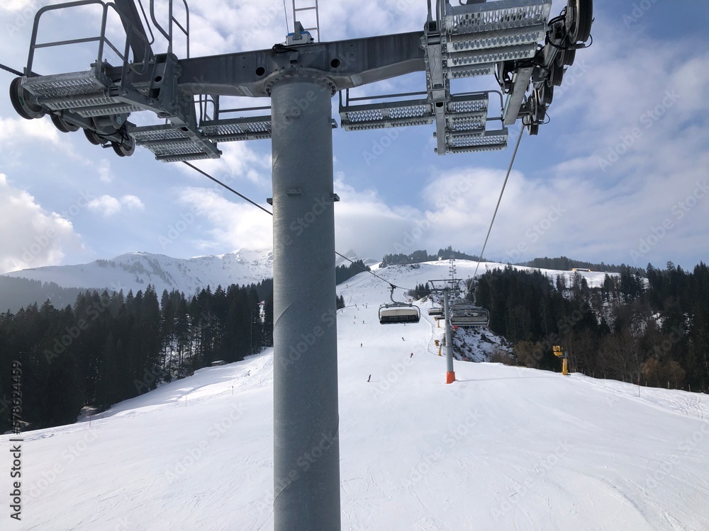 Obraz premium Schifahren Zillertal