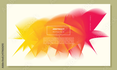 Colorful abstract lines background template copy space for poster, banner, card, landing page, or flyer