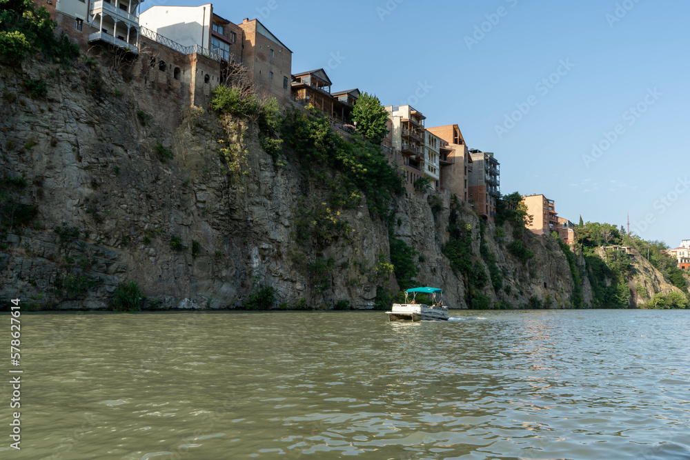 boat on the river