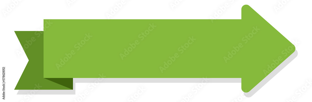 Green arrow label. Silk ribbon pointer template Green arrow label. Silk ribbon pointer template
