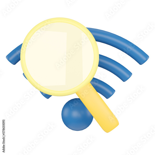 Search Wifi Signal. Wireles...