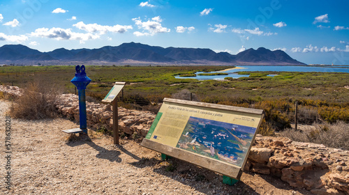 Las Salinas Ornithological Viewpoint, Salinas de Cabo de Gata, Wetland Ramsar Site, Cabo de Gata-Níjar Natural Park, Almería, Andalucía, Spain, Europe photo