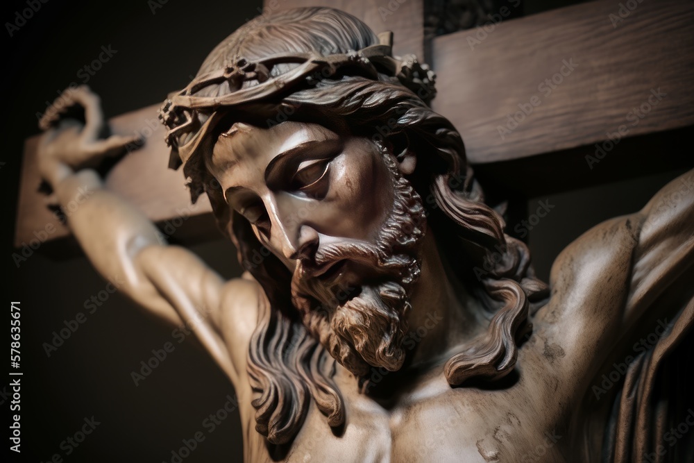 Good Friday with cross background, Christian holiday commemorating the crucifixion of Jesus and his death at Calvary. Generative ai Good Friday with cross background, Christian holiday commemorating the crucifixion of Jesus and his death at Calvary. Generative ai