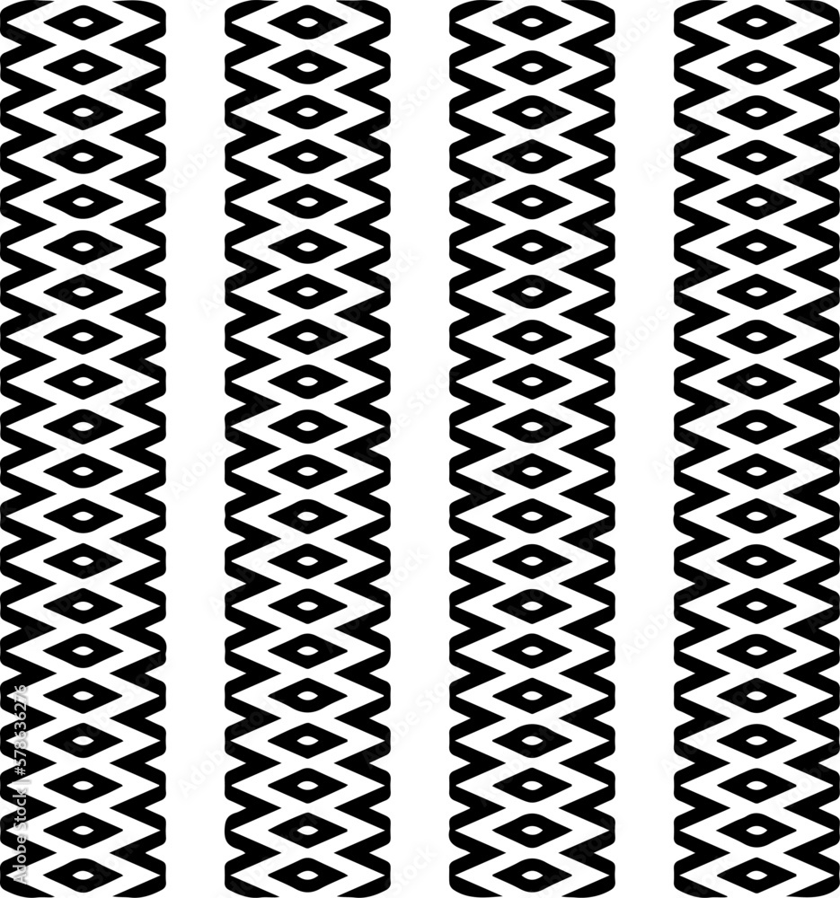 Seamless pattern with abstract shapes. Black and white geometric wallpaper. Repeating pattern for decor, textile and fabric.Abstraction art. Seamless pattern with abstract shapes. Black and white geometric wallpaper. Repeating pattern for decor, textile and fabric.Abstraction art.