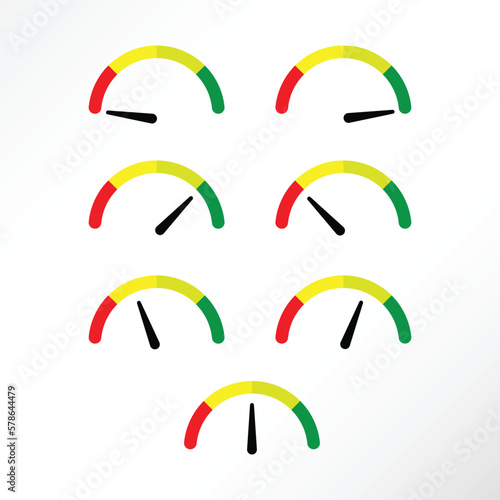 Minimalist vector set of a gauge.