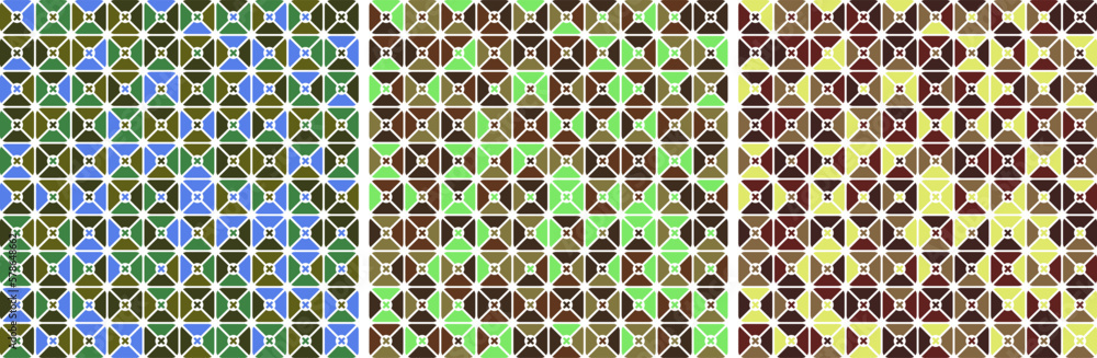Abstract geometric Bauhaus pattern design. Vector circle, triangle and square lines color art design. Colorful Bauhaus background pattern. Abstract geometric Bauhaus pattern design. Vector circle, triangle and square lines color art design. Colorful Bauhaus background pattern.