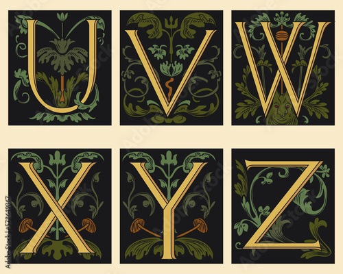 Sixteenth-Century alphabet U V W X Y Z