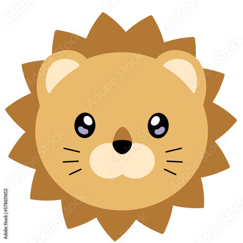 lion face mask illustration, 사자 얼굴 마스크 일러스트 