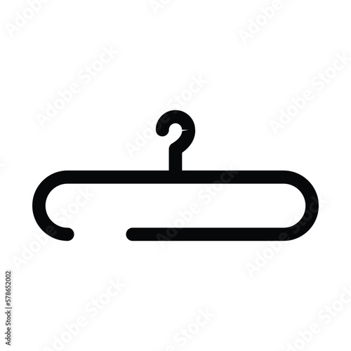 black hanger,flat icon, vector, template, design