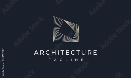 Modern Architecture Logo - House and Commercial Building Construction Design Template