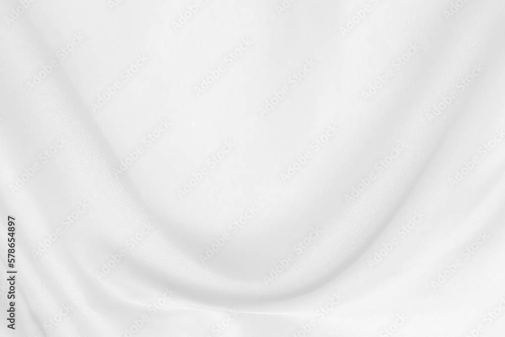 abstract white fabric background with soft waves abstract white fabric background with soft waves