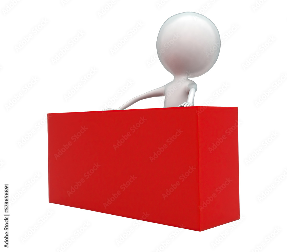 3d man presenting welcome text concept 3d man presenting welcome text concept