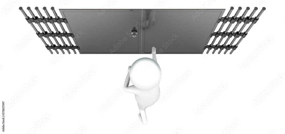 3d man walking to cash machine concept 3d man walking to cash machine concept