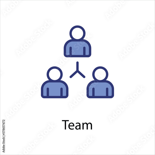 Team icon vector stock