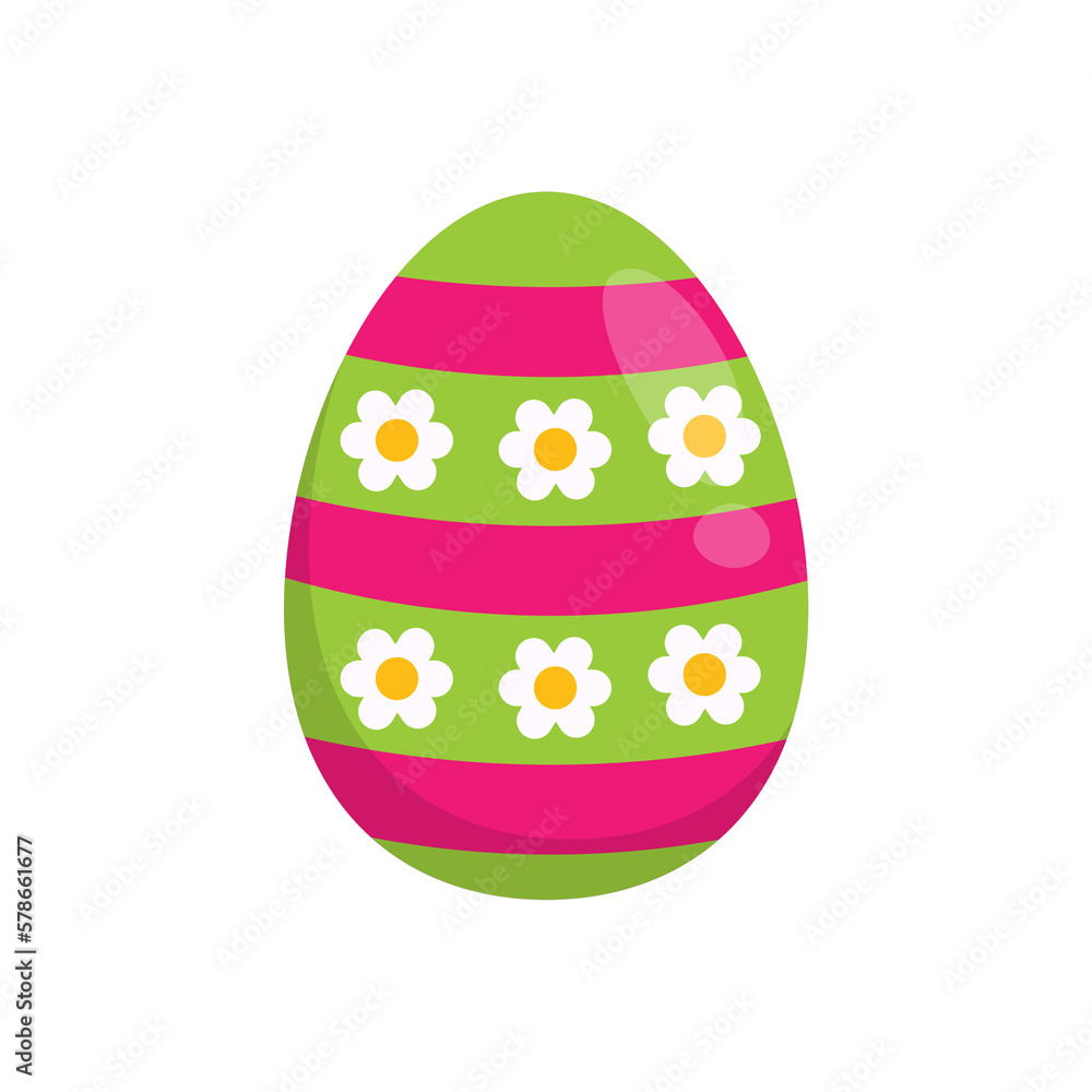 Happy Easter. Colorful patterned easter egg on a white background. Spring holiday. Happy Easter. Colorful patterned easter egg on a white background. Spring holiday.