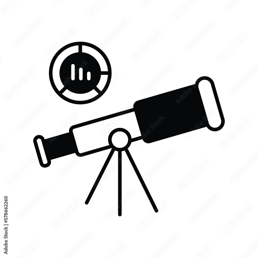 Business Forecast icon vector stock Business Forecast icon vector stock