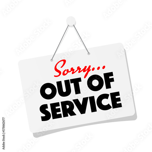 Sorry, Out of service