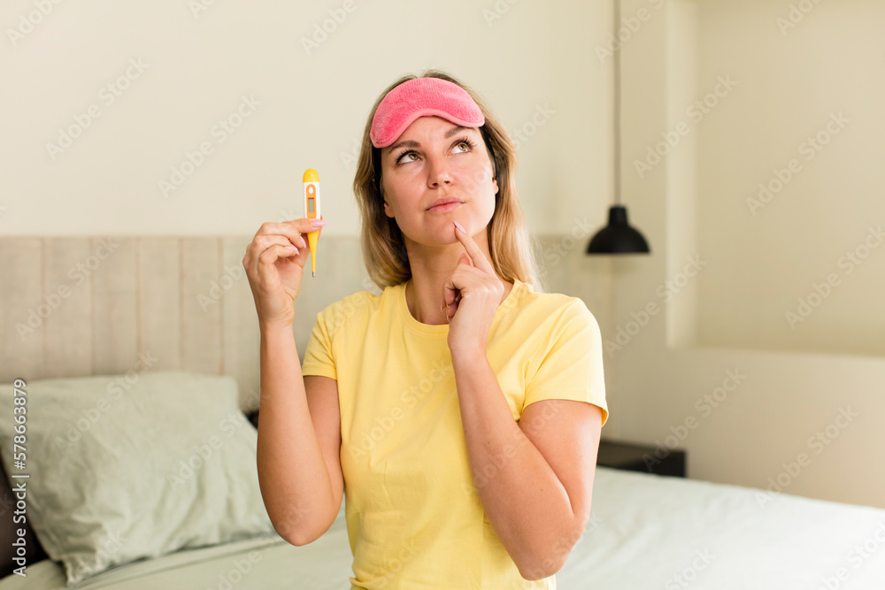 pretty young woman flu and illness concept. house interior design pretty young woman flu and illness concept. house interior design