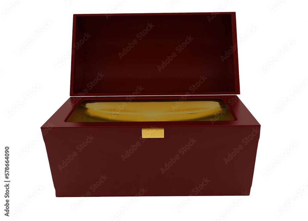3d treasure box concept - 3d render 3d treasure box concept - 3d render