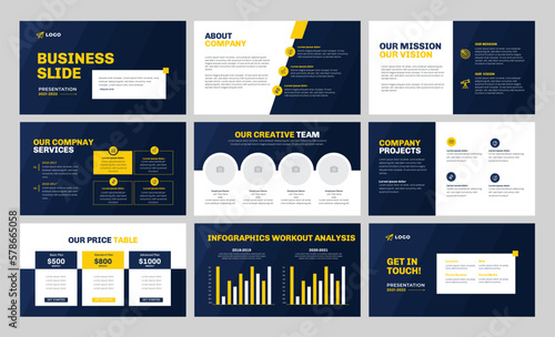 Creative business PowerPoint presentation slides template.