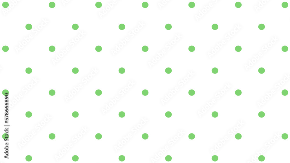 Green dots in white background
