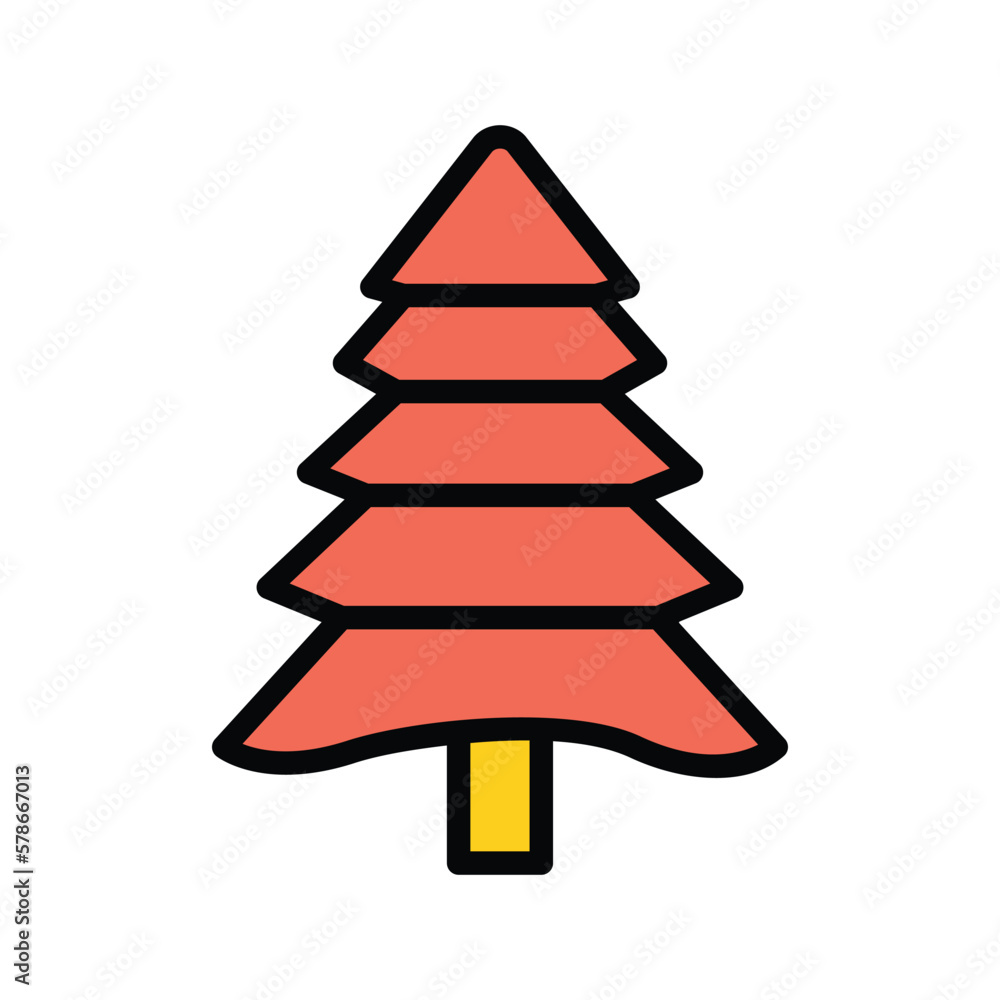 Fototapeta premium tree icon vector stock