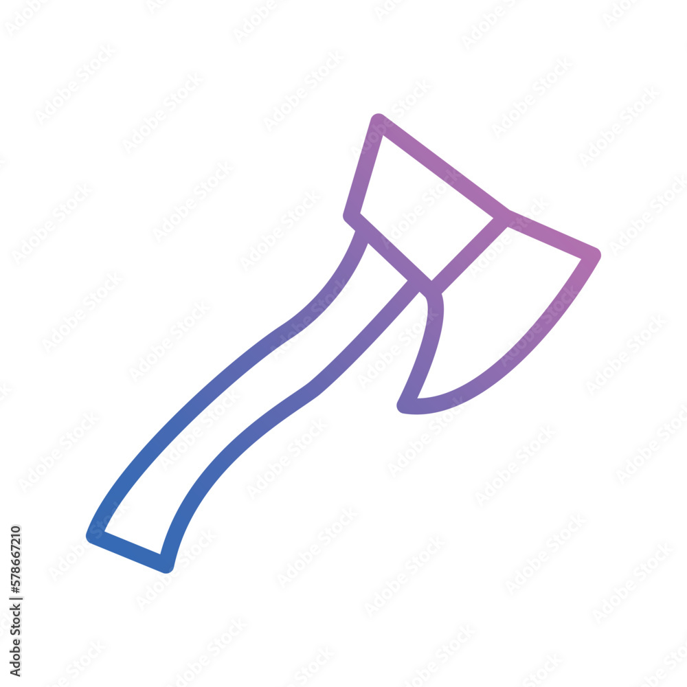 axe icon vector stock