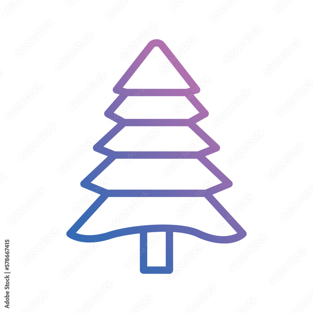 tree icon vector stock tree icon vector stock