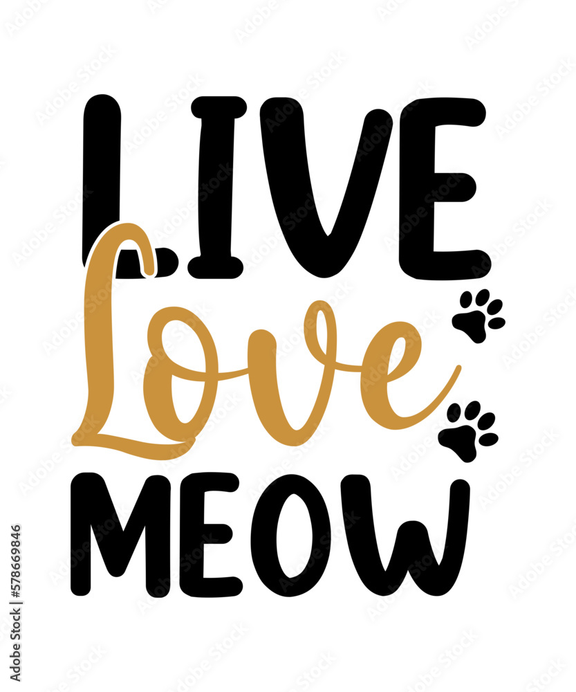 Cat Quotes Svg Bundle, Cat Mom, Mom Svg, Cat, Funny Quotes, Mom Life
