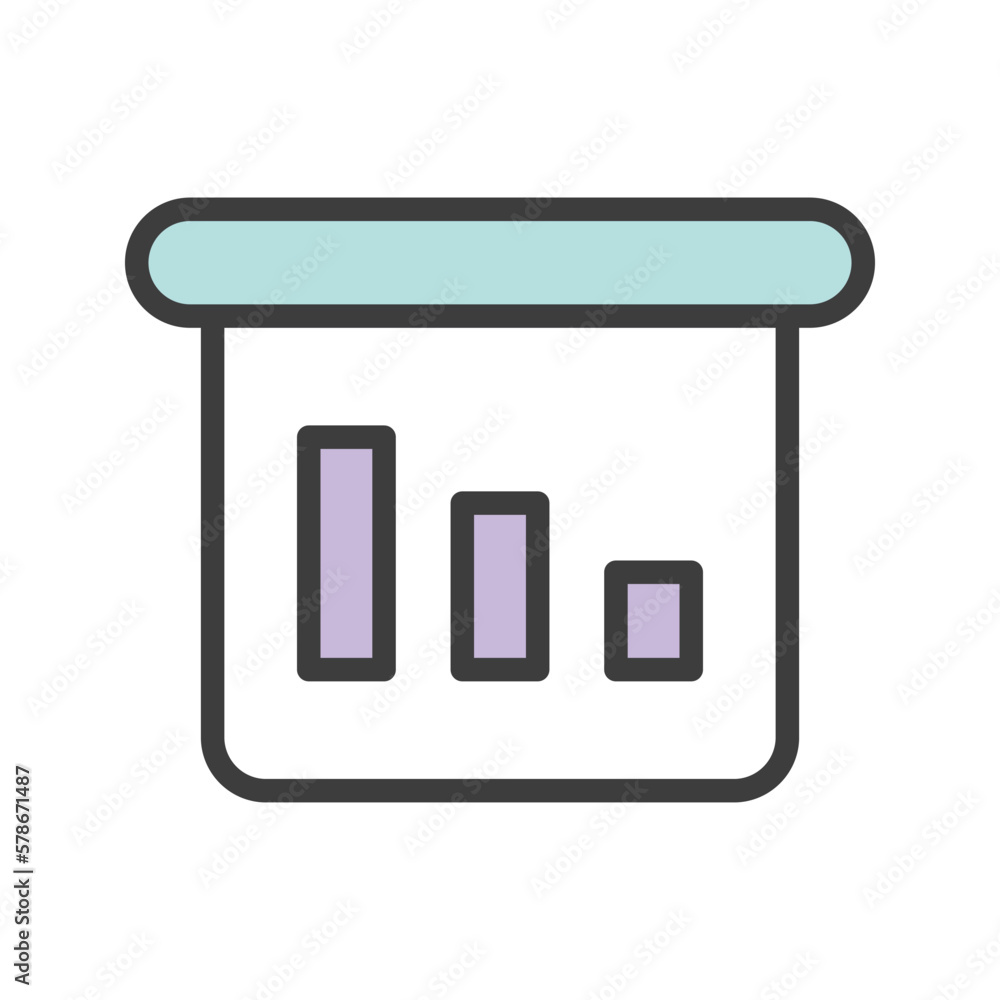 presentation icon vector stock presentation icon vector stock