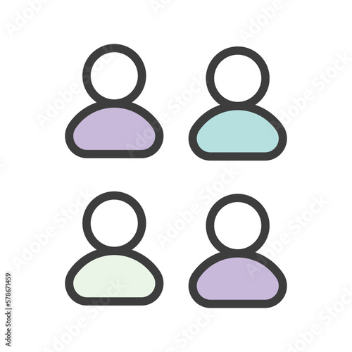 students icon vector stock