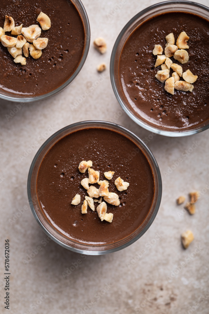 pots de crème au chocolat et noisette fait maison pots de crème au chocolat et noisette fait maison