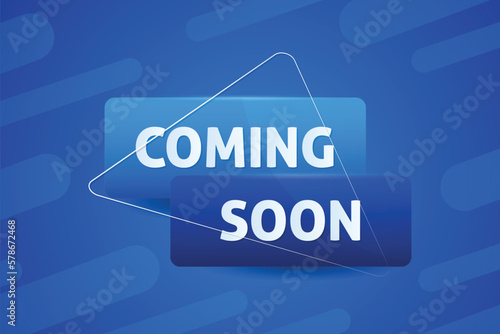 Free vector coming soon background