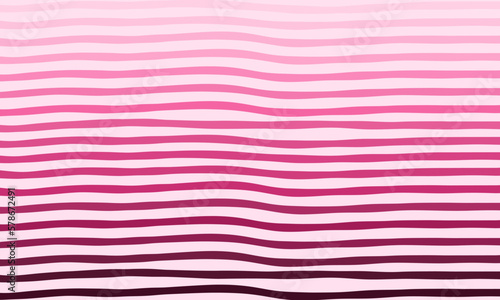 Różowe tło w paski w różowych odcieniach. Letni, wakacyjny design. Abstrakcyjne tło w kolorowe geometryczne linie.