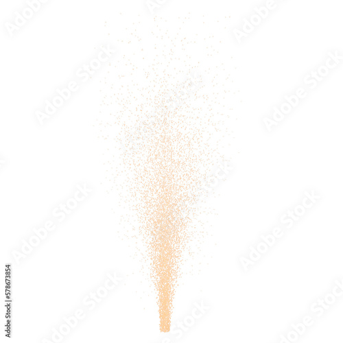 firework splash isolated on transparent background.