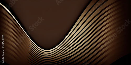Brown abstract background. Generative AI