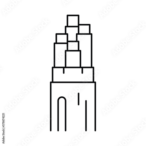 flame retardant low smoke halogen cable line icon vector illustration