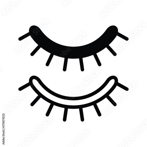 eyebrows icon vector stock