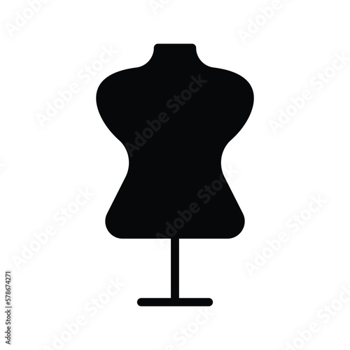 cloth dummy icon vector stock