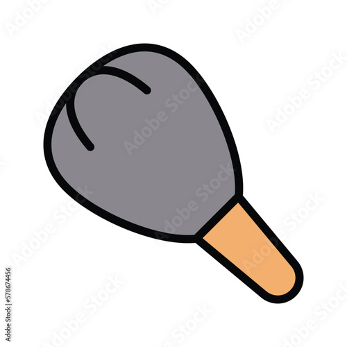 shaving brush icon vector stock