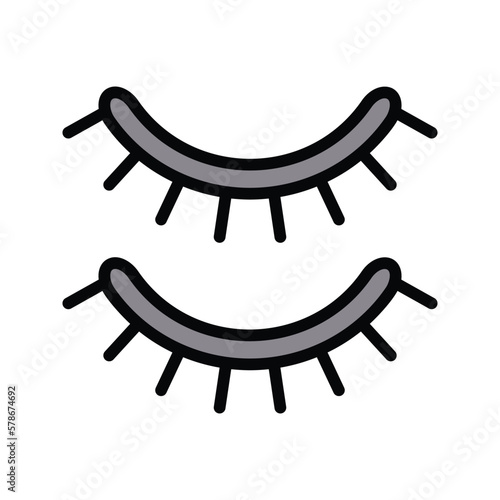 eyebrows icon vector stock