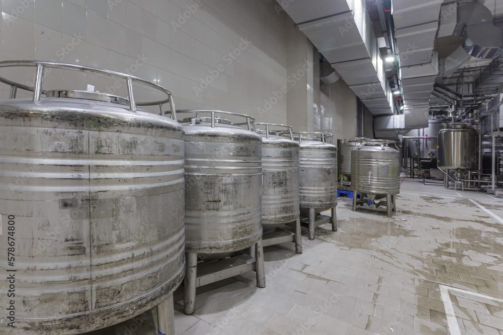 Special equipment of milk processing facility. Special equipment of milk processing facility.